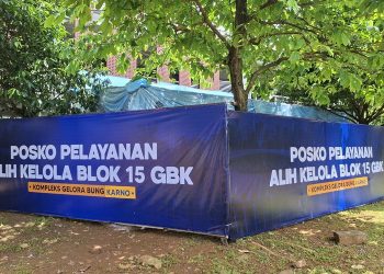 Posko Pelayanan Pendataan Pekerja Eks Hotel Sultan di GBK Kembali Beroperasi