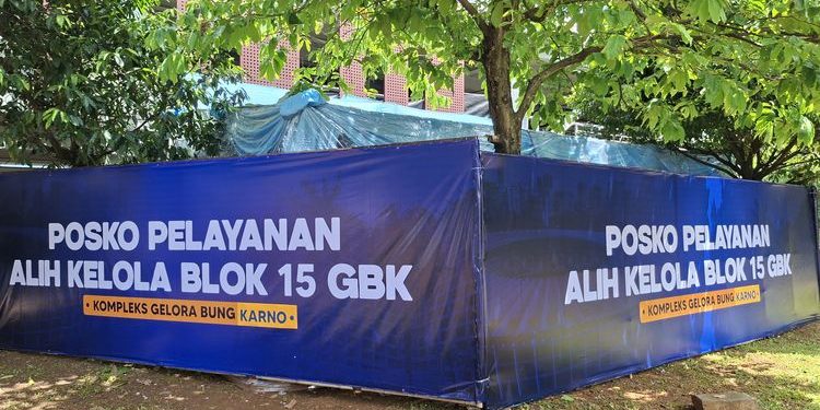 Posko Pelayanan Pendataan Pekerja Eks Hotel Sultan di GBK Kembali Beroperasi