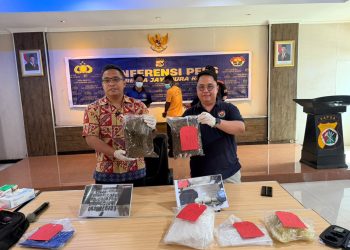 ‎Seorang Warga PNG Diciduk, Bawa Ganja 1,6 Kilogram