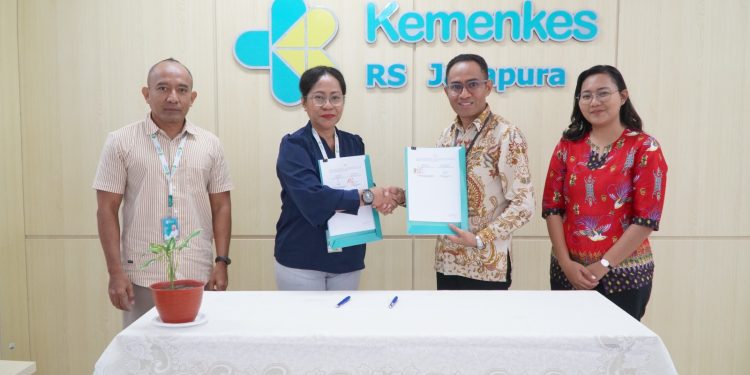 RSUP Jayapura dan Taspen Perkuat Sinergi Layanan Kesehatan Peserta