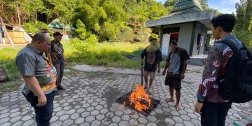 Pemusnahan 3 Kilogram Ganja Hasil Pengungkapan Kasus Lima Tersangka