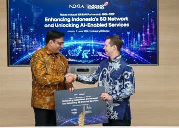 Indosat Gandeng Nokia Bangun Jaringan 5G Terintegrasi AI