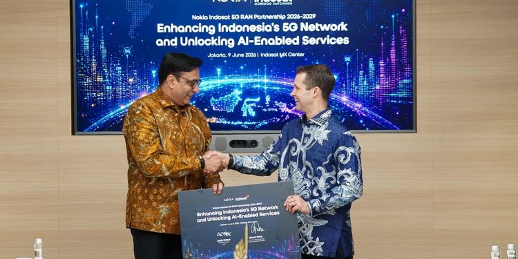 Indosat Gandeng Nokia Bangun Jaringan 5G Terintegrasi AI