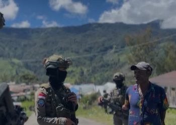 Di Tengah Ancaman KKB, Satgas Damai Cartenz Perkuat Kehadiran di Sinak