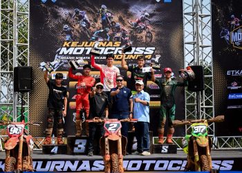 Valrossi Sukses Raih Podium Perdana di Kejurnas MX2