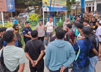 Polisi Siagakan Personel di SMA Negeri 4 Jayapura