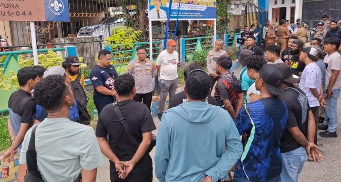 Polisi Siagakan Personel di SMA Negeri 4 Jayapura