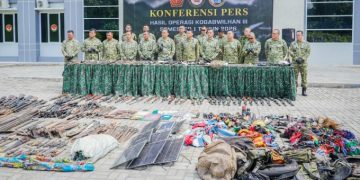 TNI Ungkap 30 Kasus Narkotika dan Sita Puluhan Senjata Api di Papua