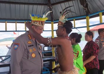 Kampung Enggros Wakili Papua pada Penilaian Lomba Tiga Pilar Kamtibmas