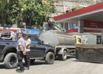 Polisi Disiagakan di SPBU Penyedia BBM Subsidi