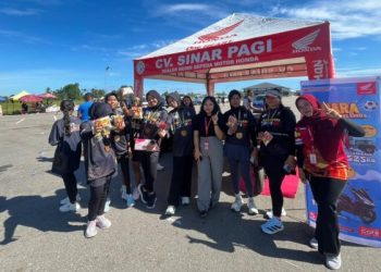 Honda di Nabire Terlibat dalam Event 5K Run Polda