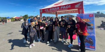 Honda di Nabire Terlibat dalam Event 5K Run Polda