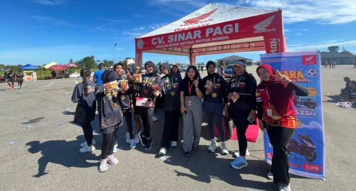 Honda di Nabire Terlibat dalam Event 5K Run Polda