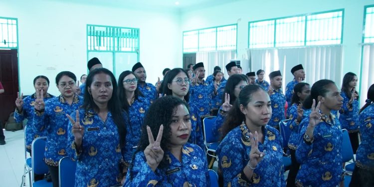 118 CPNS Kanwil Kemenag Provinsi Papua Resmi Dilantik Menjadi PNS