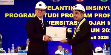 UGM Lantik Ivan Yosefwan Naibaho sebagai Insinyur