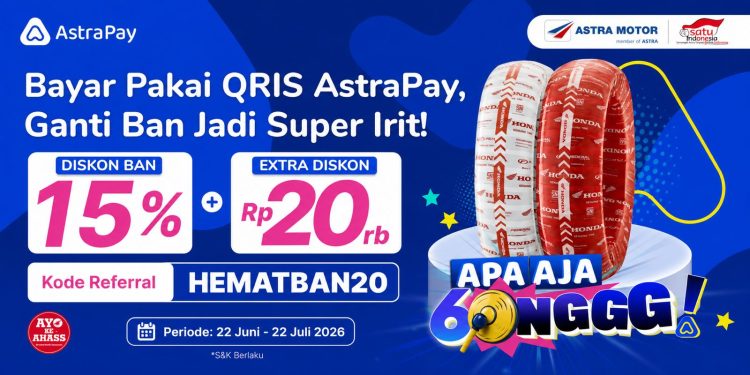 Bayarnya Pakai Astra Pay, Konsumen Dapat Diskon Ban hingga 15 Persen