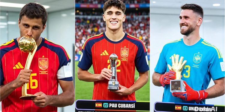 Di Piala Dunia 2026, Tiga Penghargaan Individu Diborong Timnas Spanyol