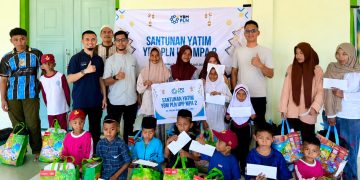 YBM PLN UIP MPA Berbagi Bersama 20 Anak Yatim Piatu Pulau Hiri