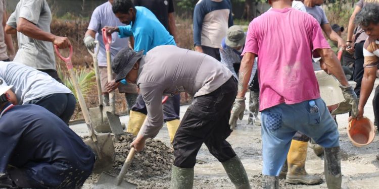 Wujud Nyata Satgas Operasi Damai Cartenz di Mimika