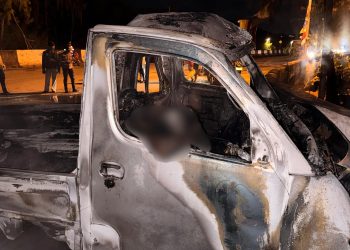 Gran Max Tabrak Pembatas Jalan hingga Terbakar di Ringroad Jayapura, 2 Orang Tewas