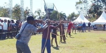 Lomba Panahan Tradisional Meriahkan HUT RI ke 81 di Papua