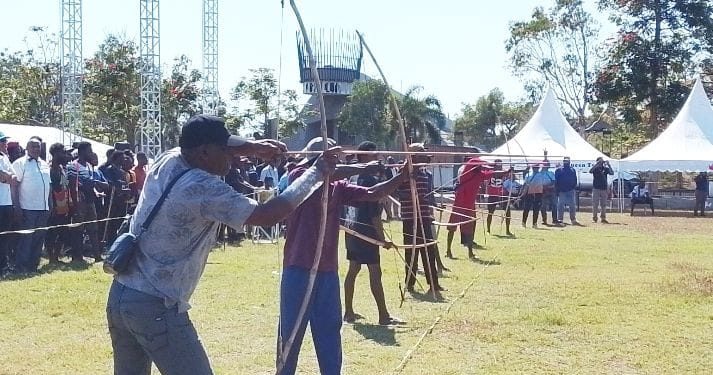 Lomba Panahan Tradisional Meriahkan HUT RI ke 81 di Papua