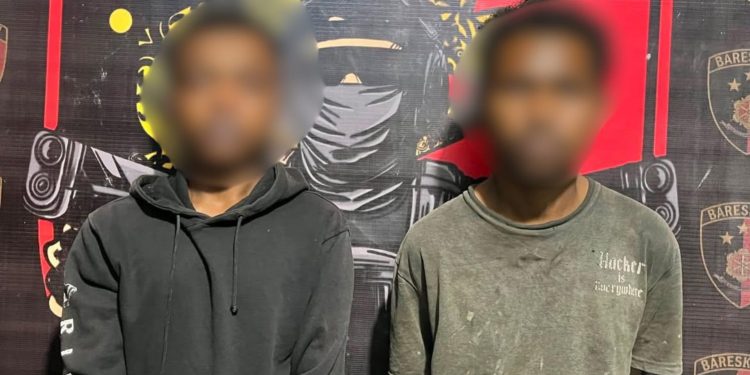 Resmob Polresta Jayapura Bekuk Dua Pelaku Pencurian