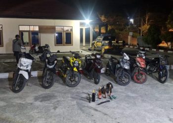 Operasi Cipta Kondisi Jelang 3 Agustus, Polisi Sita Sajam dan Miras di Heram