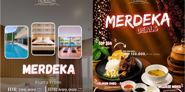 Ini Penawaran Spesial Hotel Horison Kotaraja Papua di Bulan Kemerdekaan