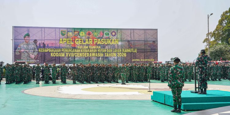 Antisipasi Karhutla di Papua, Kodam Cenderawasih Siagakan 2.190 Personel