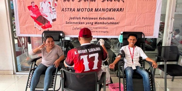 Momentum Kemerdekaan, Astra Motor Papua Gelar Donor Darah