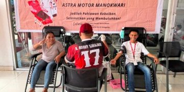 Momentum Kemerdekaan, Astra Motor Papua Gelar Donor Darah