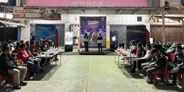 Astra Motor Papua Perkenalkan New Vario Evo 160 Melalui Night Ride di Sorong