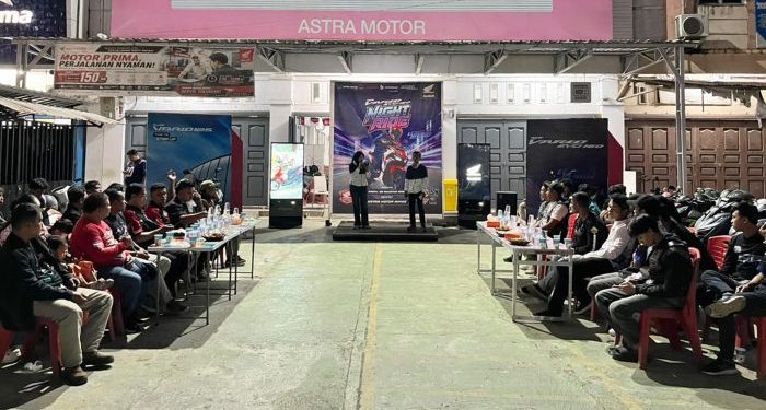 Astra Motor Papua Perkenalkan New Vario Evo 160 Melalui Night Ride di Sorong