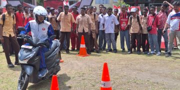 Kemas Edukasi Keselamatan Lewat Lomba Seru, Colony GenZ Astra Motor Papua Sapa Pelajar