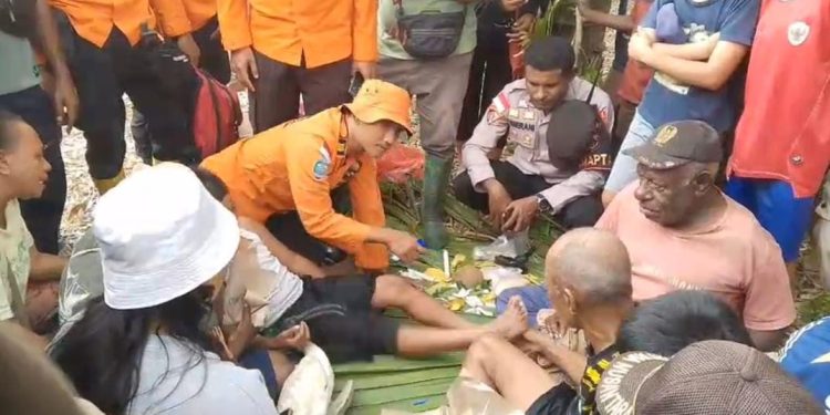 Sempat Hilang Saat Berburu di Hutan Semangga 40, Ayah dan Anak Ditemukan Selamat