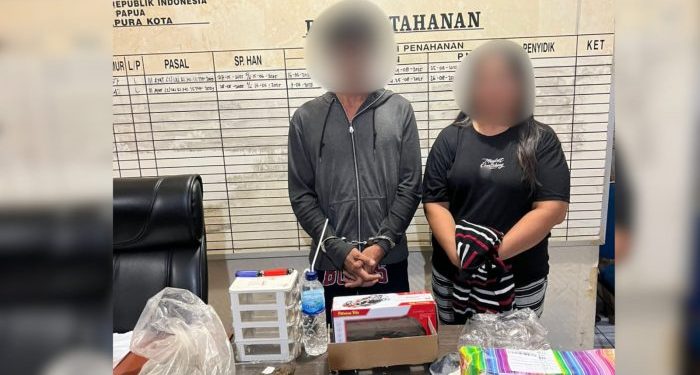 Libatkan Kekasih, Sindikat Narkotika Lintas Daerah di Jayapura Dibongkar