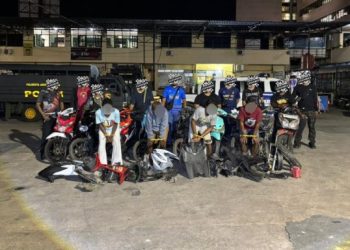 Jejak Pelaku Curanmor Berakhir di Tangan Resmob Numbay, 8 Motor Disita