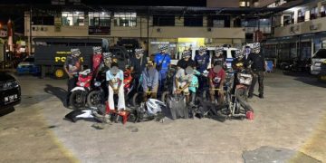 Jejak Pelaku Curanmor Berakhir di Tangan Resmob Numbay, 8 Motor Disita
