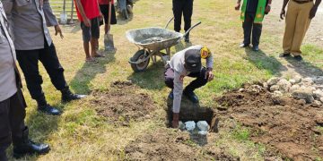 Polsek Bonggo Libatkan Tokoh Agama dan Adat Bangun Rumah Problem Solving