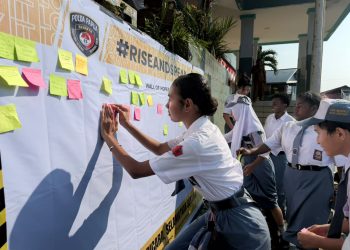 Polda Papua Cegah Kekerasan Anak dan TPPO Lewat Kampanye di Sekolah