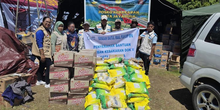 YBM PLN UIP MPA Hadir Ringankan Beban Korban Terdampak Kebakaran