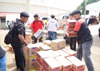 Telkomsel Salurkan Bantuan 100 Paket Bahan Pangan Hingga 600 Voucher Internet Gratis