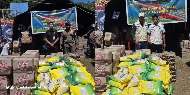 Tanggap Musibah Kebakaran, YBM PLN UIP MPA Serahkan Bantuan Pokok ke Posko Mandala