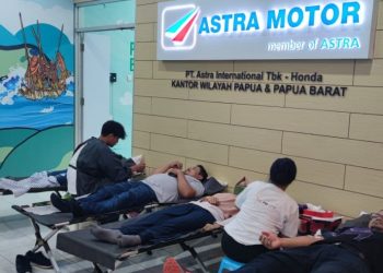 Wujud Semangat Sinergi Bagi Negeri, Astra Motor Papua Kembali Gelar Donor Darah