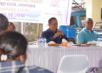 Anggota DPRD Kota Jayapura dari Partai Perindo Serap Aspirasi Warga kelurahan Tanjung Ria