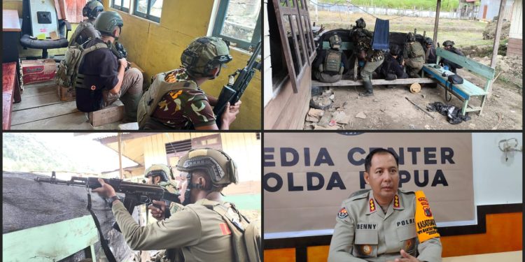 Kronologi Kontak Tembak Aparat Gabungan TNI-Polri dengan KKB di Intan Jaya