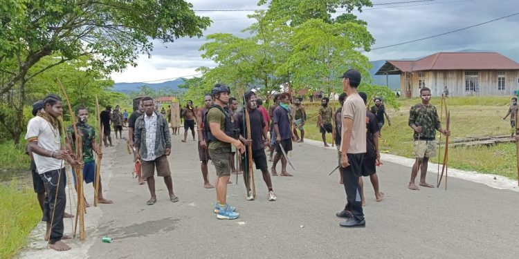 Pembagian Suara Tak Kunjung Usai, Masyarakat Nduga Kembali Bentrok