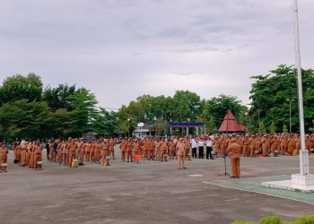 Pimpin Apel Pagi, Asisten III Jayapura Soroti KLHS dan SAKIP