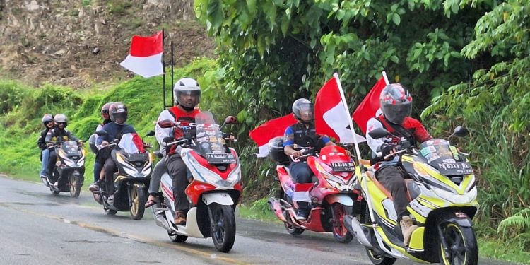 Convoy Merdeka, Cara Bikers PCX Rayakan Kemerdekaan Indonesia